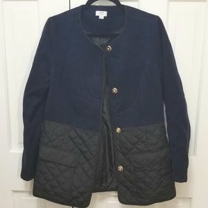 CROWN & IVY Fleece and Quilted Coat
